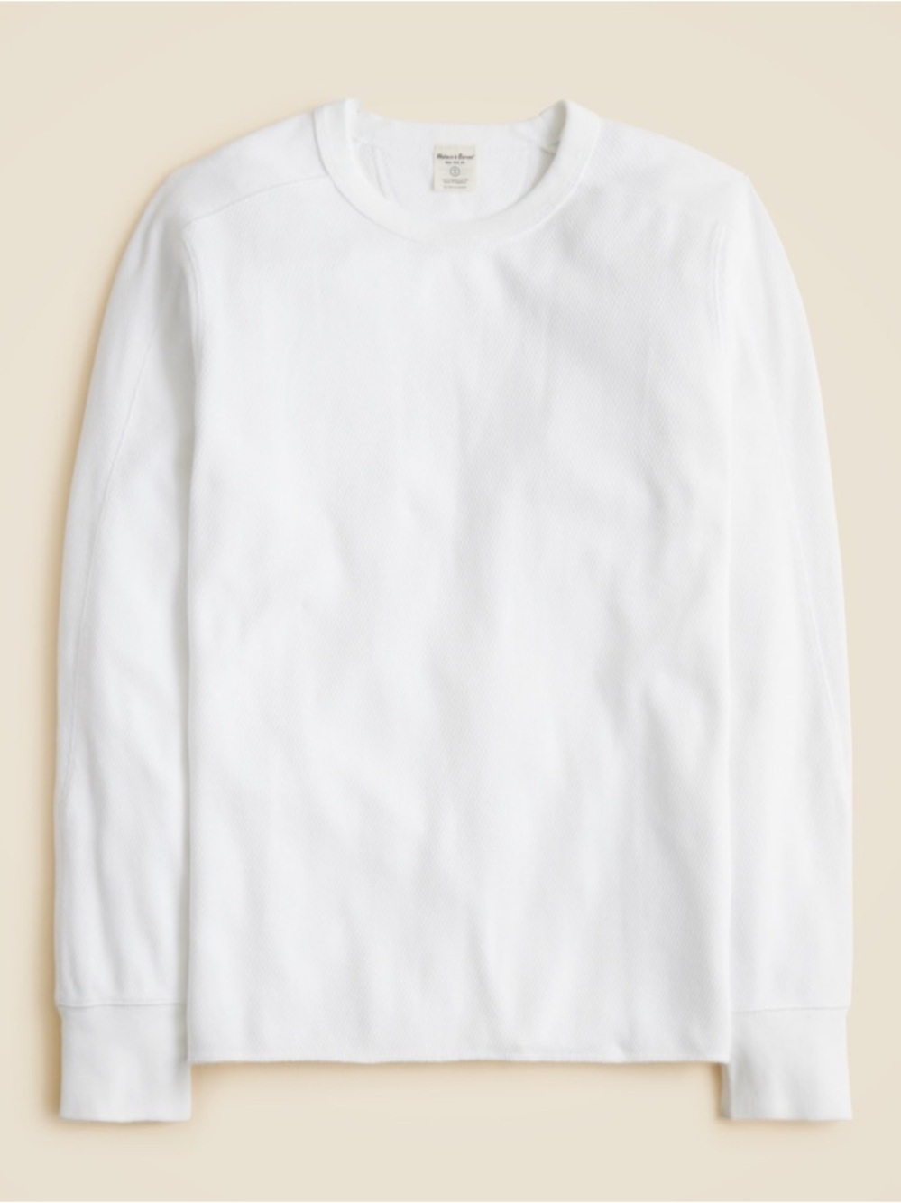 J crew Wallace & Barnes honeycomb thermal crewneck